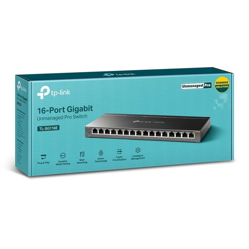 TP-LINK 16P TL-SG116E Gigabit TP-LINK 16P TL-SG116E Gigabit