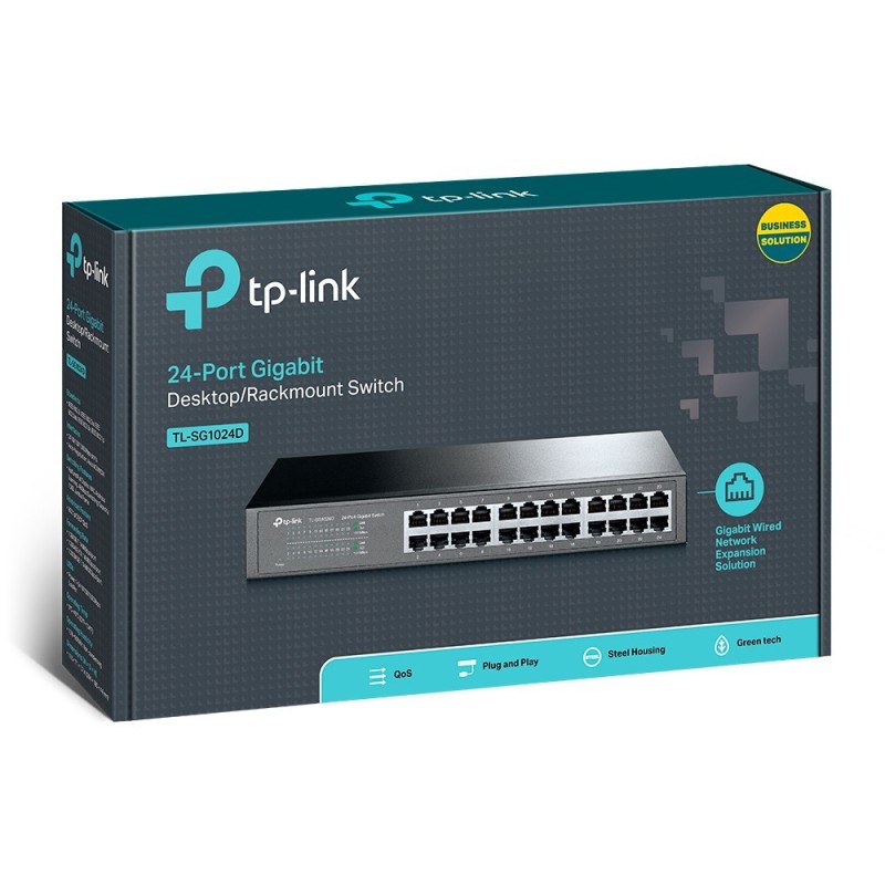 TP-LINK 24P Gigabit TL-SG1024D Switch TP-LINK 24P Gigabit TL-SG1024D Switch