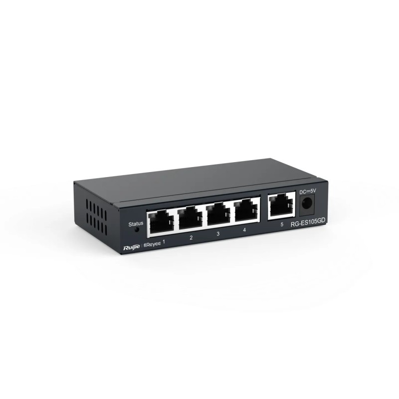 Ruijie Reyee RG-ES105GD - Switch Gigabit 5 Puertos Ruijie Reyee RG-ES105GD - Switch Gigabit 5 Puertos
