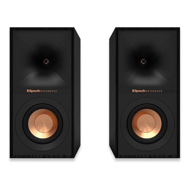Klipsch R-40M Par Parlantes Bookshelf HiFi Tractrix Horn 4