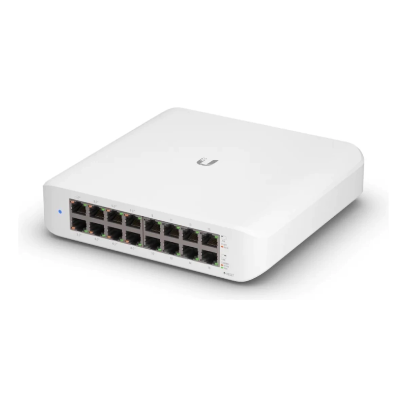 Switch Ubiquiti UniFi USW-Lite-16-PoE 16 Puertos Gigabit 45W Switch Ubiquiti UniFi USW-Lite-16-PoE 16 Puertos Gigabit 45W